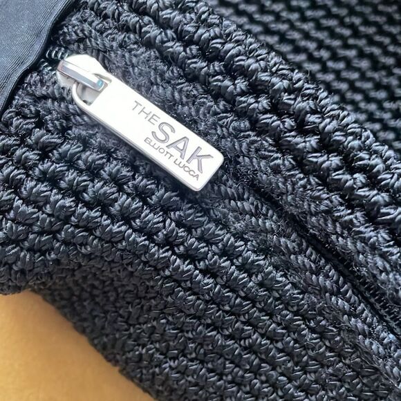 The SAK Elliott Lucca Y2K Black Crochet Shoulder Bag - Picture 5 of 7